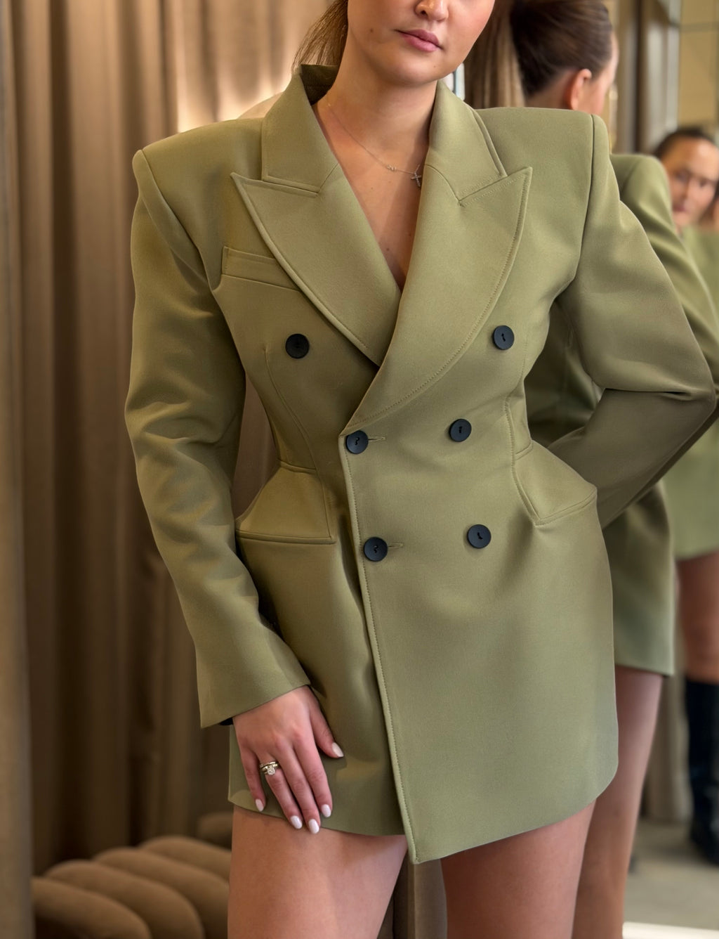 Švarkas lily olive
